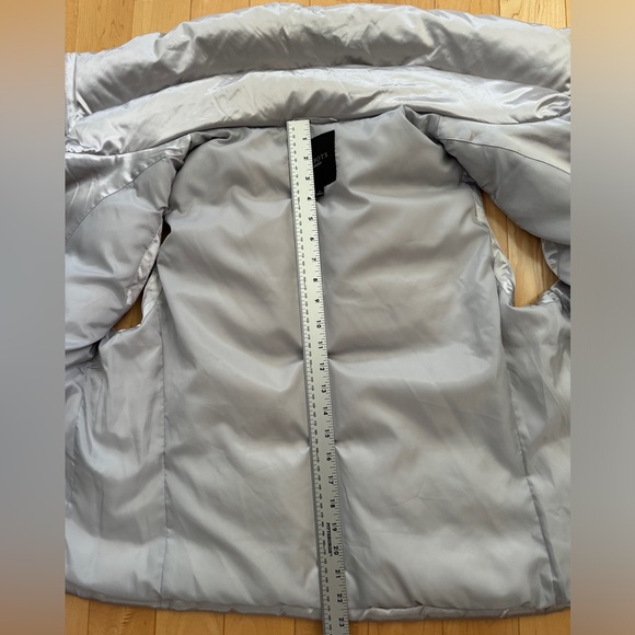 Talbots Satin Goose Down Puffer Vest in Cream - Picture 8 of 8
